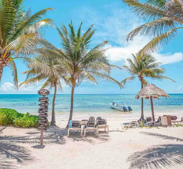 beach at grand palladium colonial