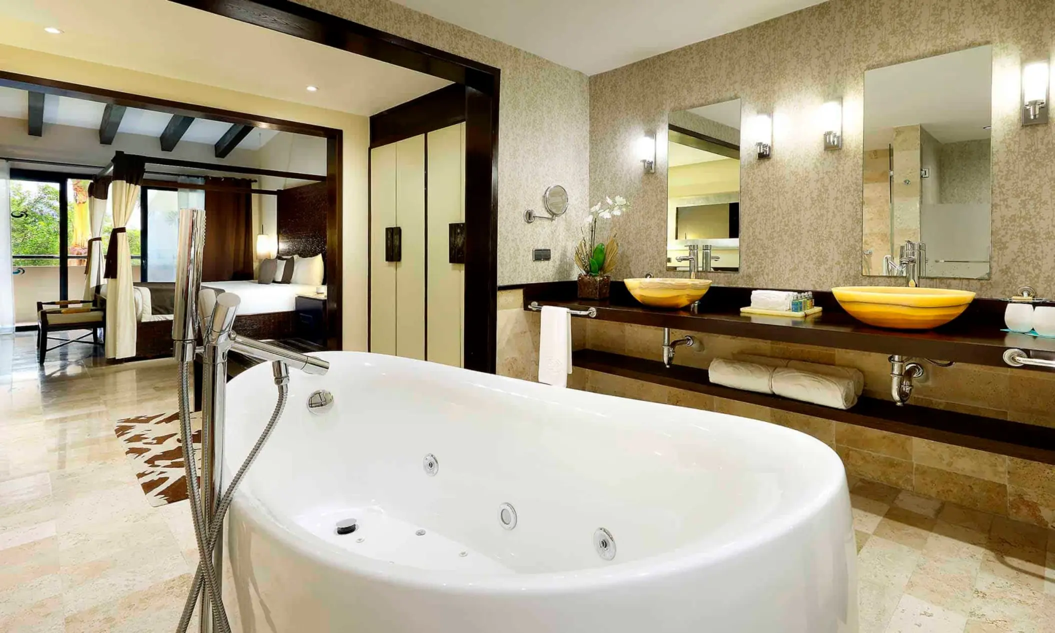 washroom inside a suite at grand palladium colonial