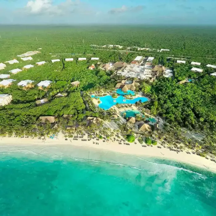 aerial view of grand palladium kantenah