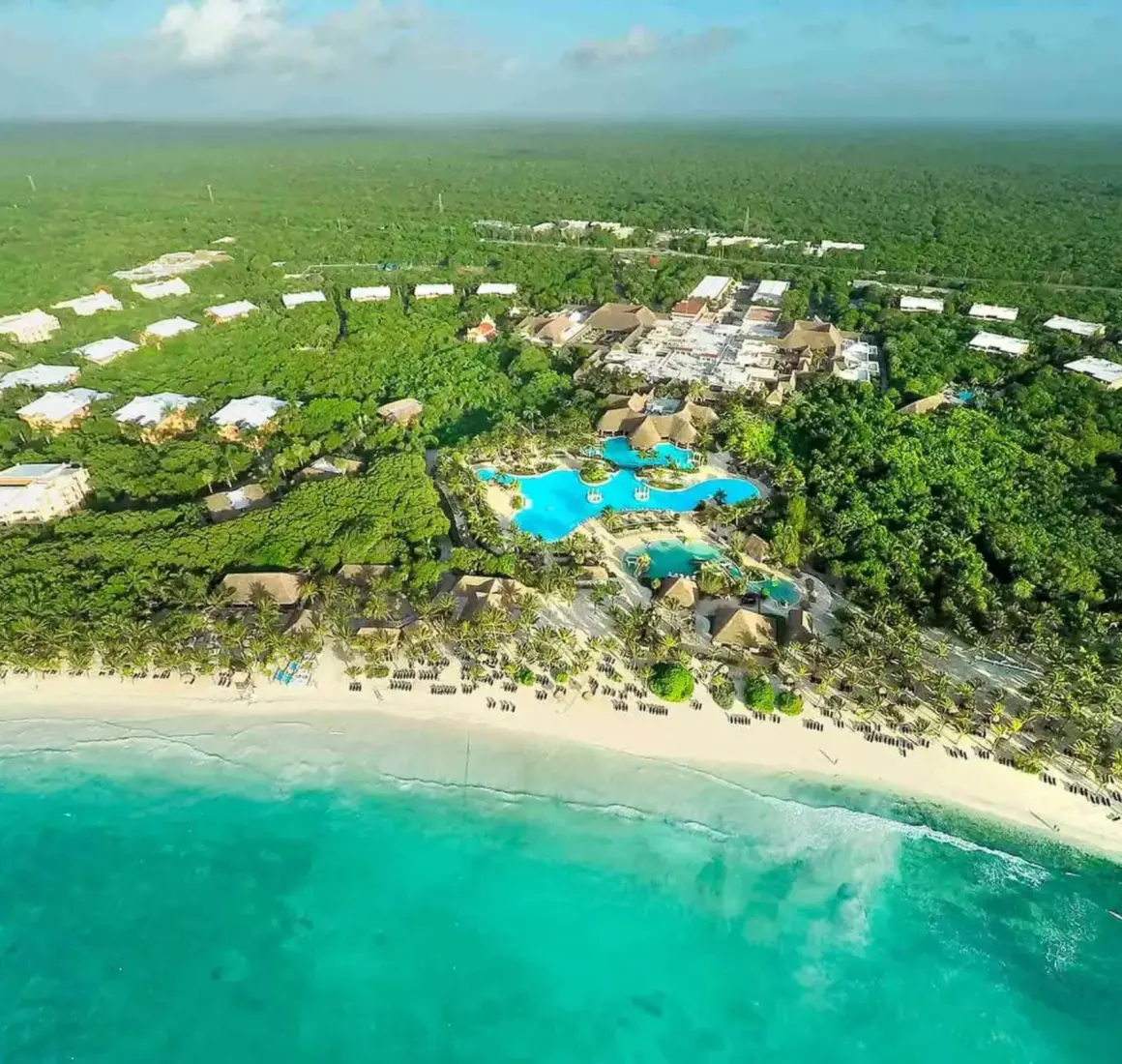 aerial view of grand palladium kantenah