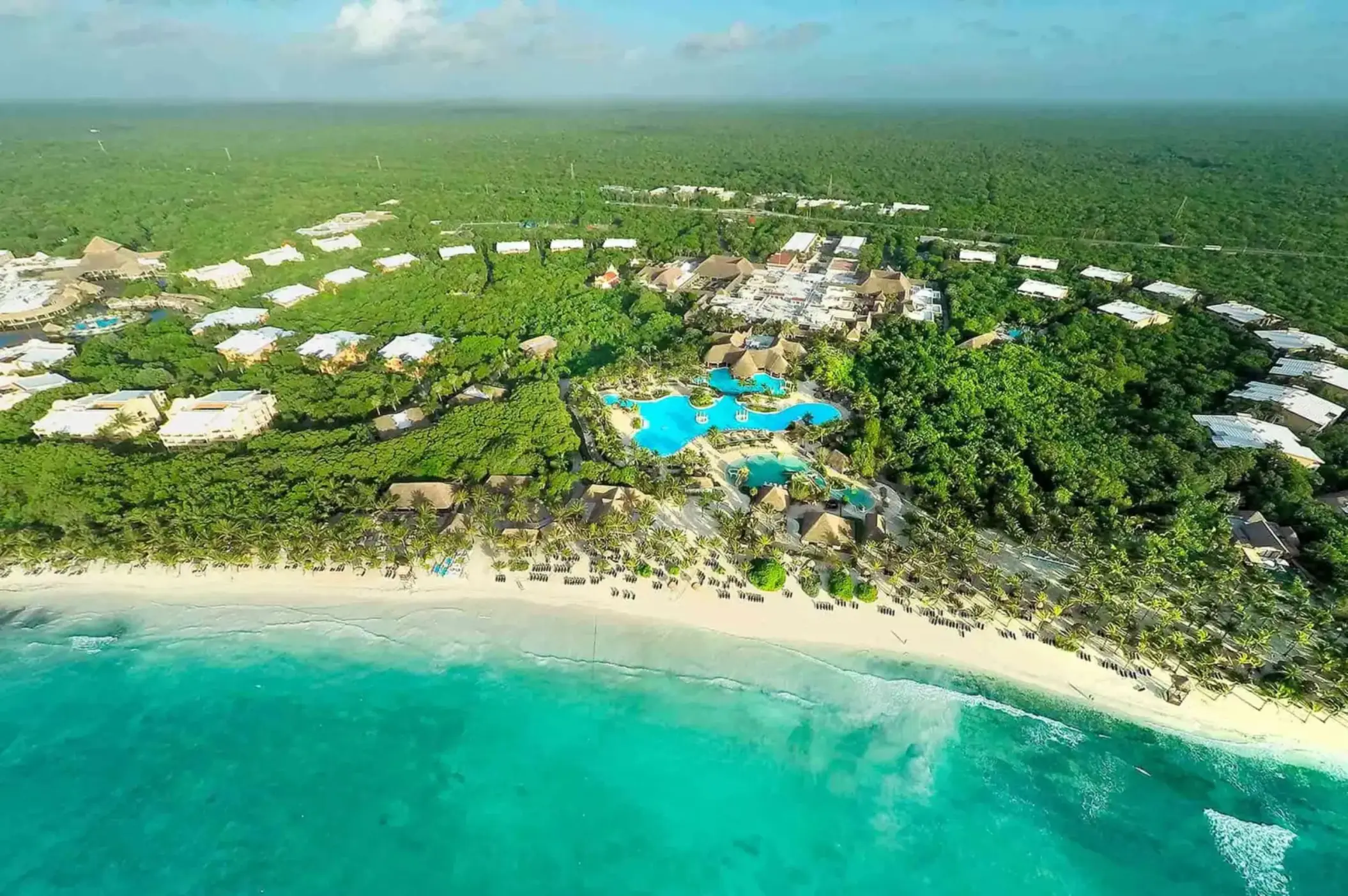 aerial view of grand palladium kantenah