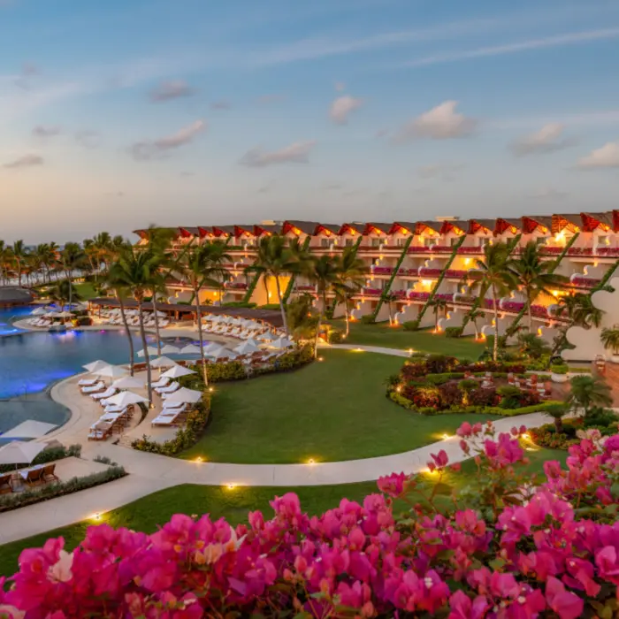 grand velas riviera maya resort aerial view