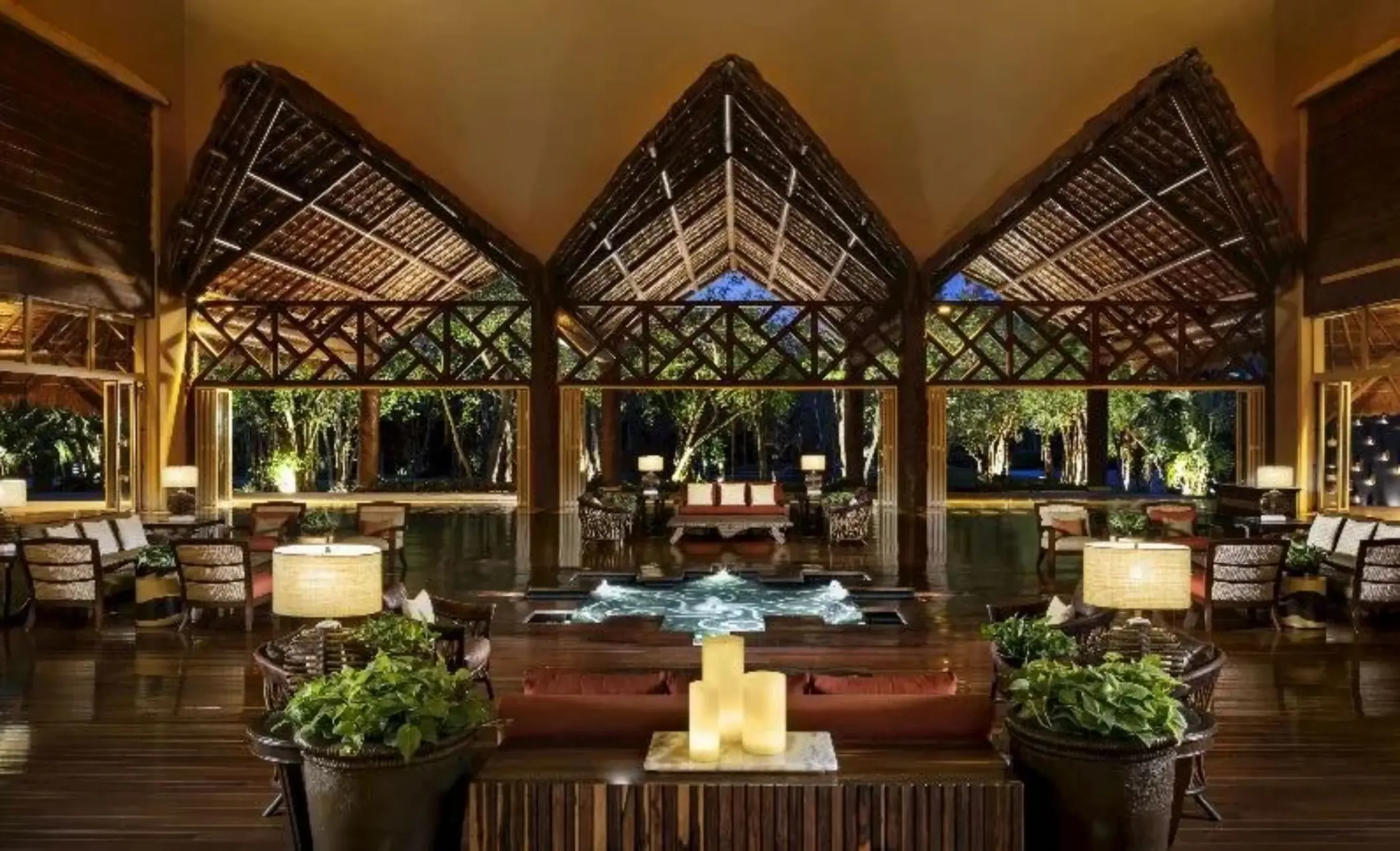 lobby of grand velas riviera maya resort