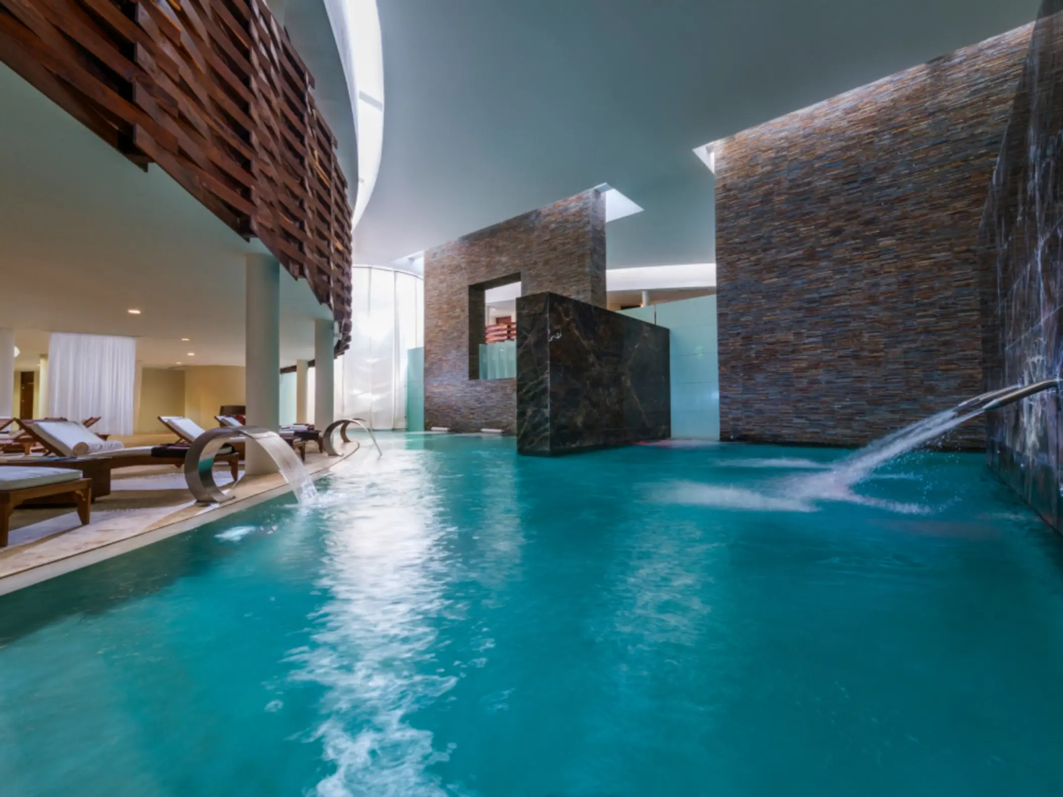 pool area of the spa at grand velas riviera maya resort