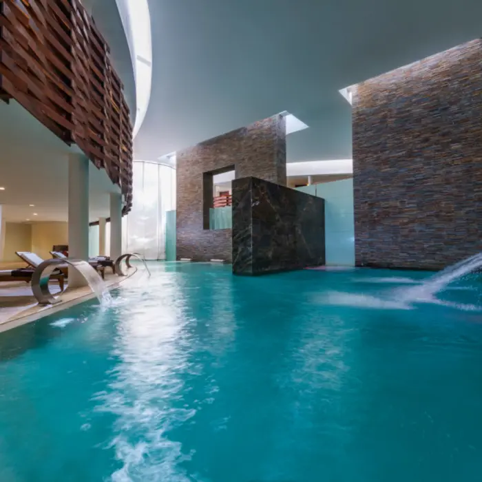 pool area of the spa at grand velas riviera maya resort