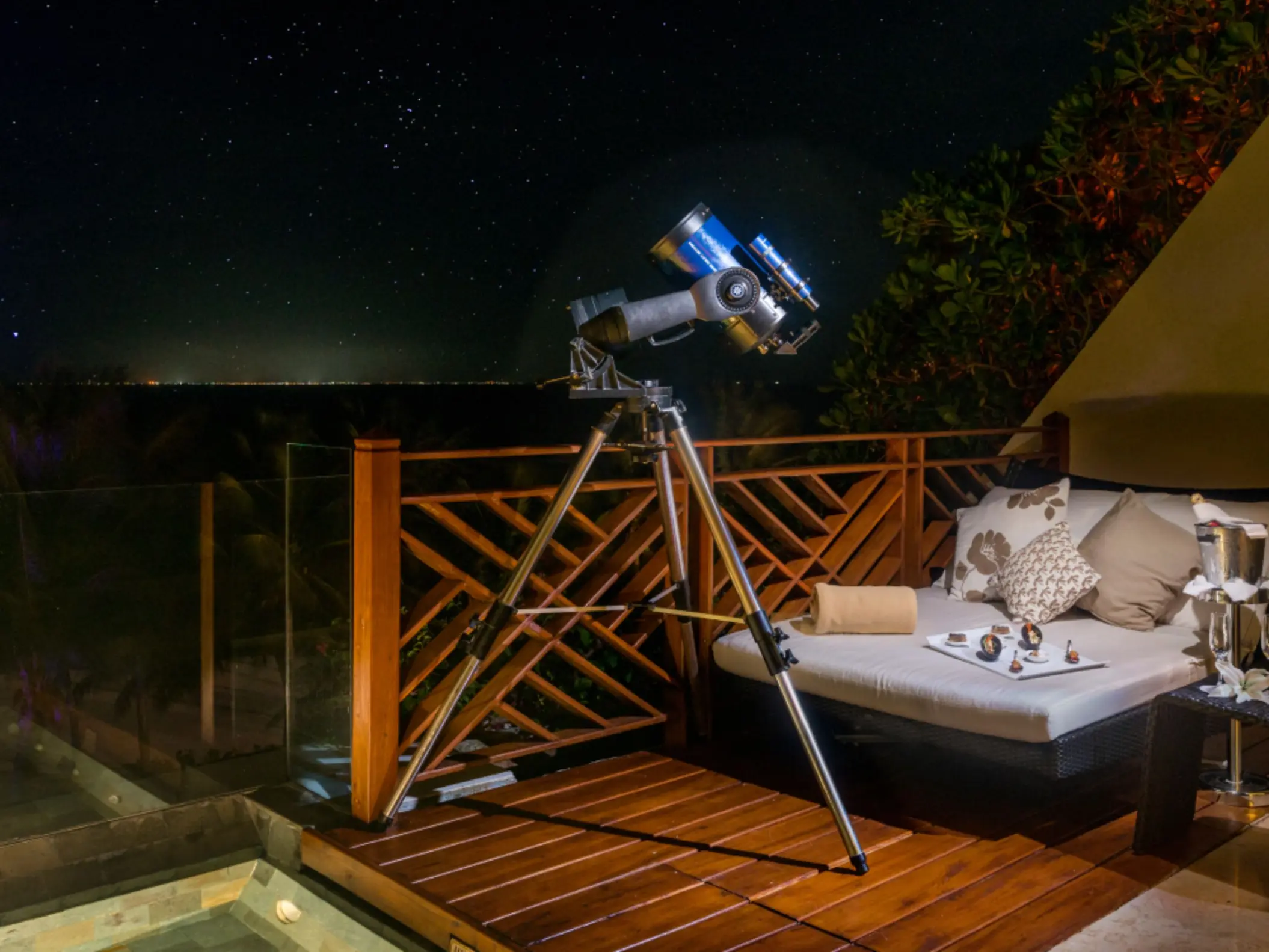 star gazing activity at grand velas riviera maya resort