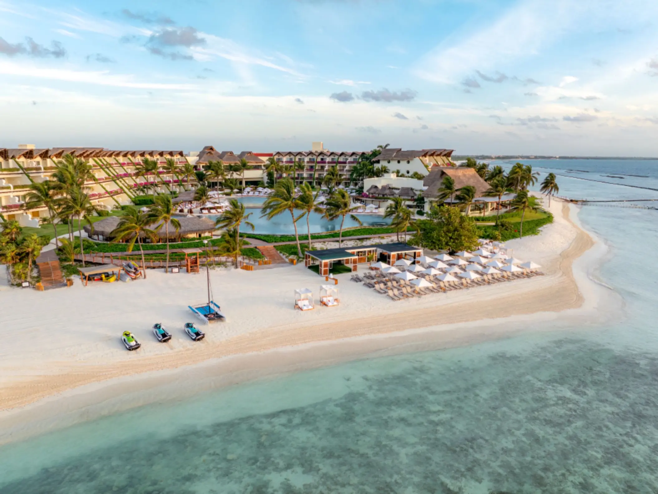 top view of grand velas riviera maya resort