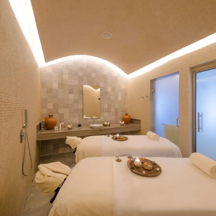couples cabin at the spa at Haven Riviera Cancun