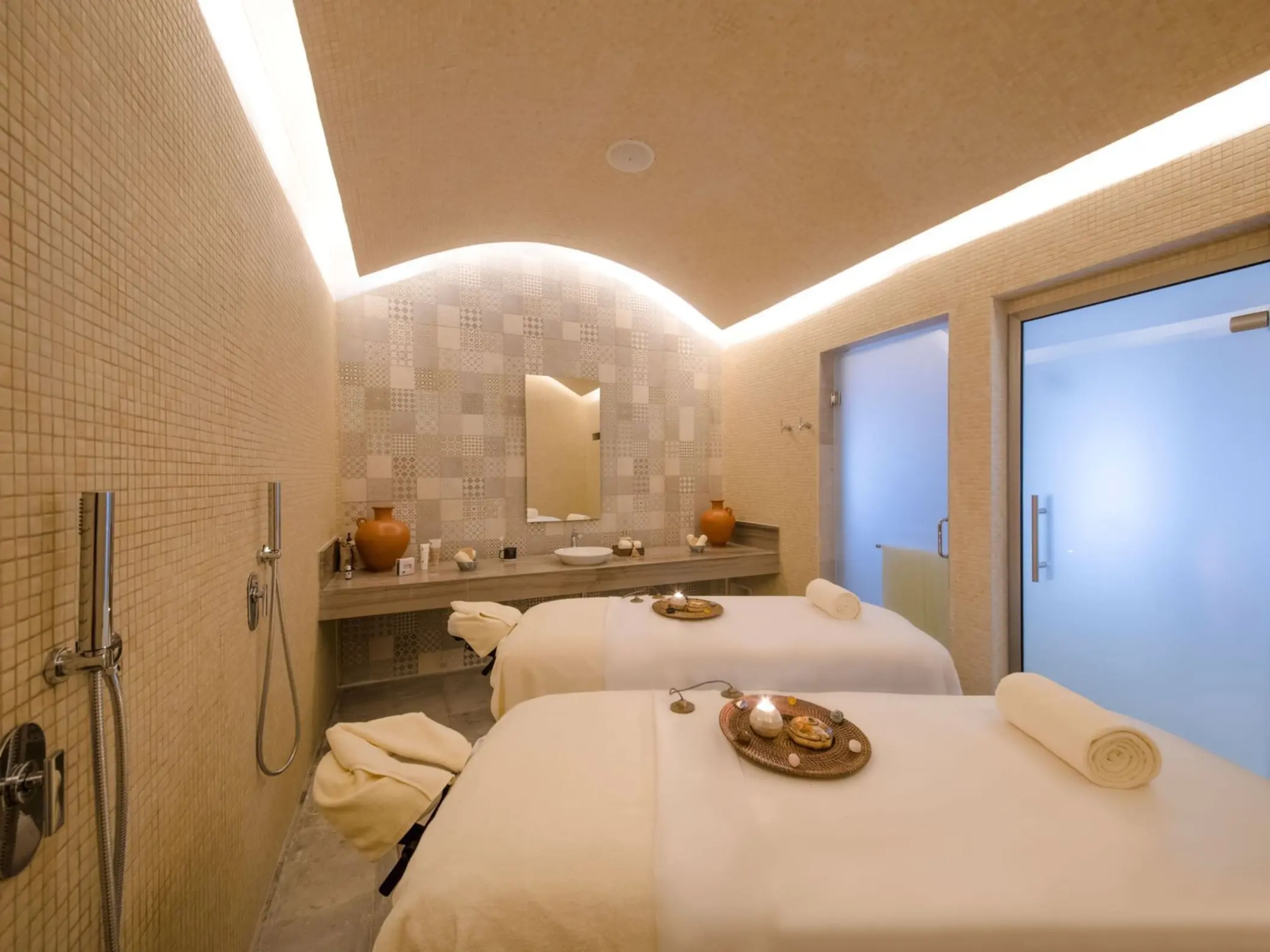 couples cabin at the spa at Haven Riviera Cancun