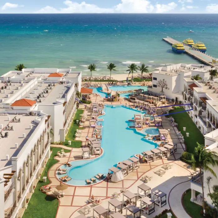 aerial view of Hilton Playa del Carmen