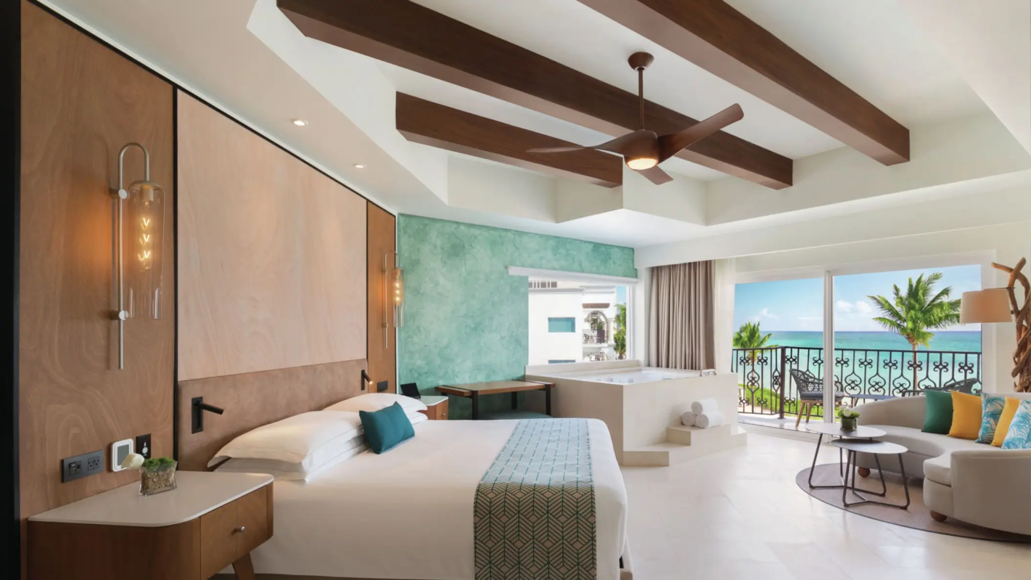 One Bedroom Suite Oceanfront King at Hilton Playa del Carmen