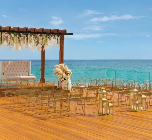 Wedding Terrace venue at Hilton Playa del Carmen