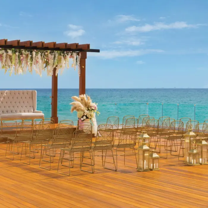 Wedding Terrace venue at Hilton Playa del Carmen