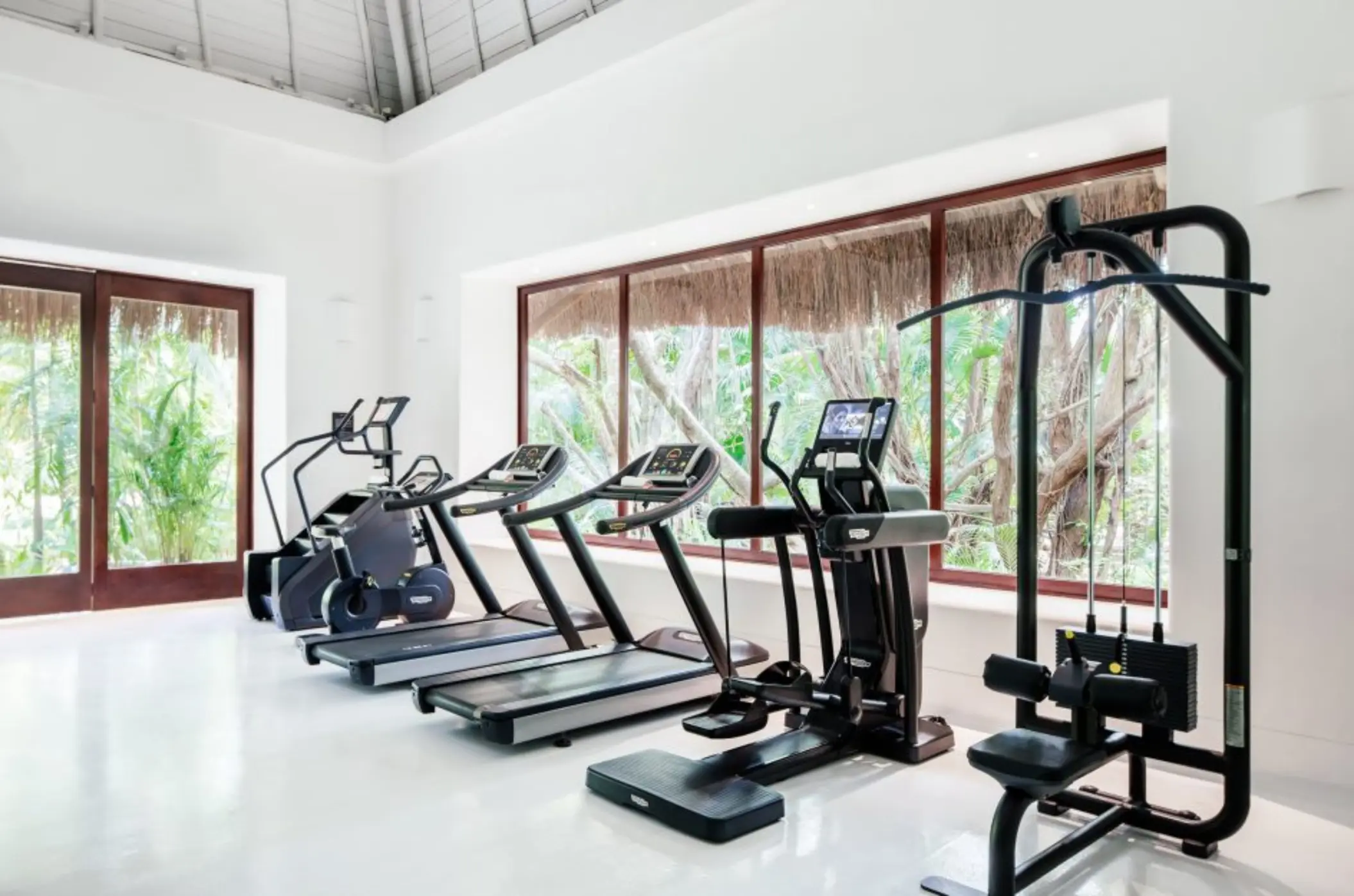 cardio section at the health club at Hotel Esencia