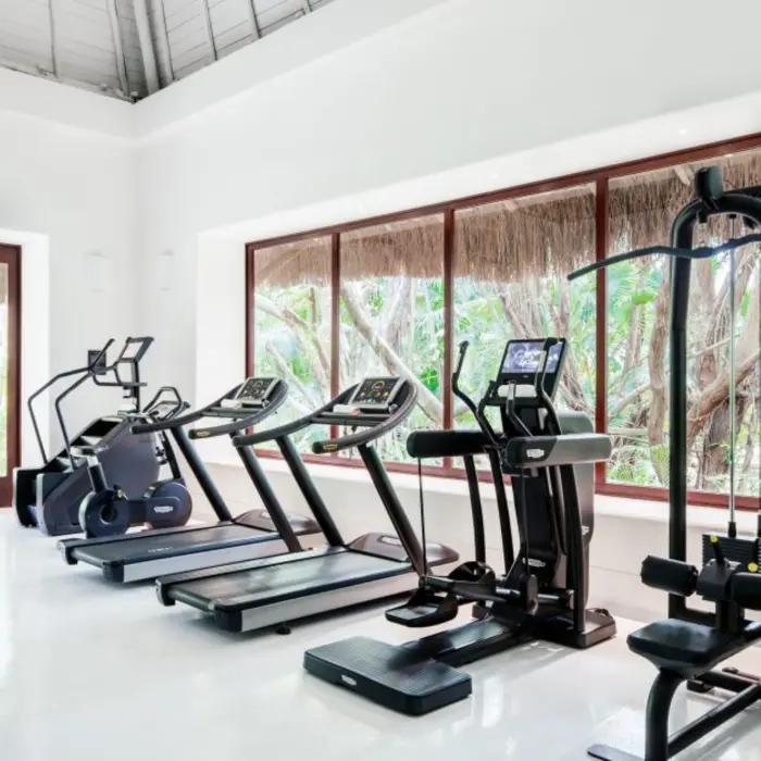 cardio section at the health club at Hotel Esencia