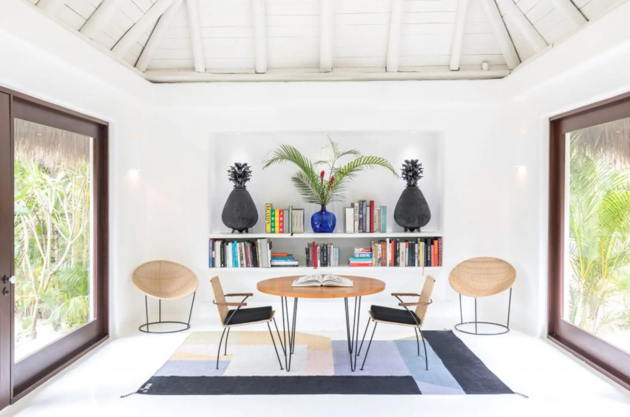 reading nook at Hotel Esencia