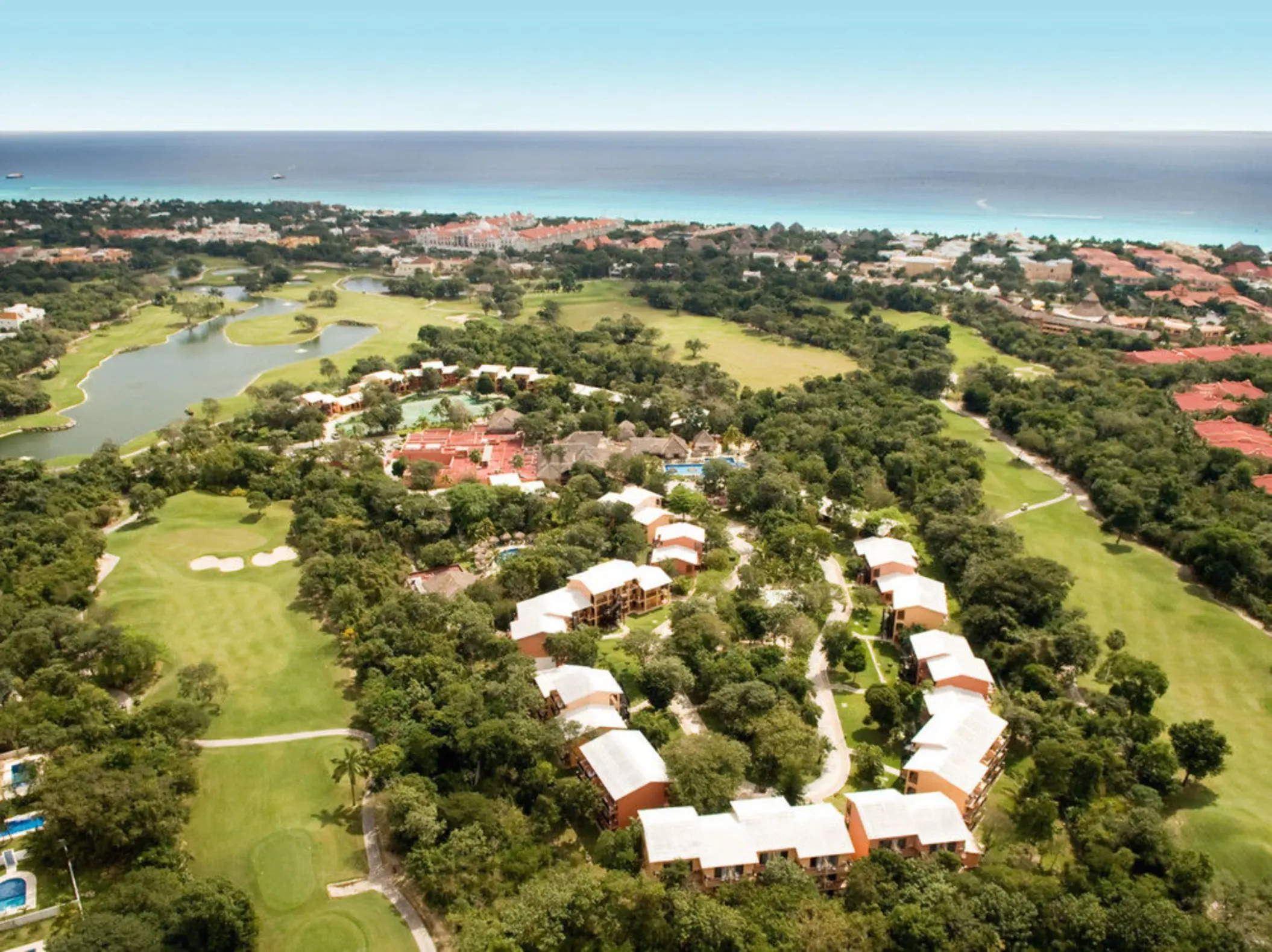 aerial view of Hotel Riu Lupita