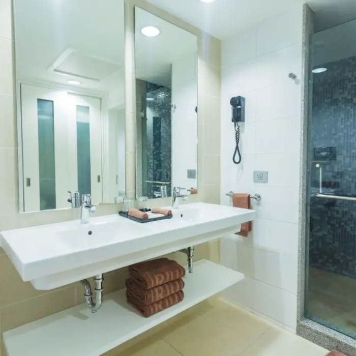 washroom of suite at Hotel Riu Playacar