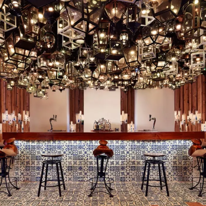 bar at hotel xcaret mexico