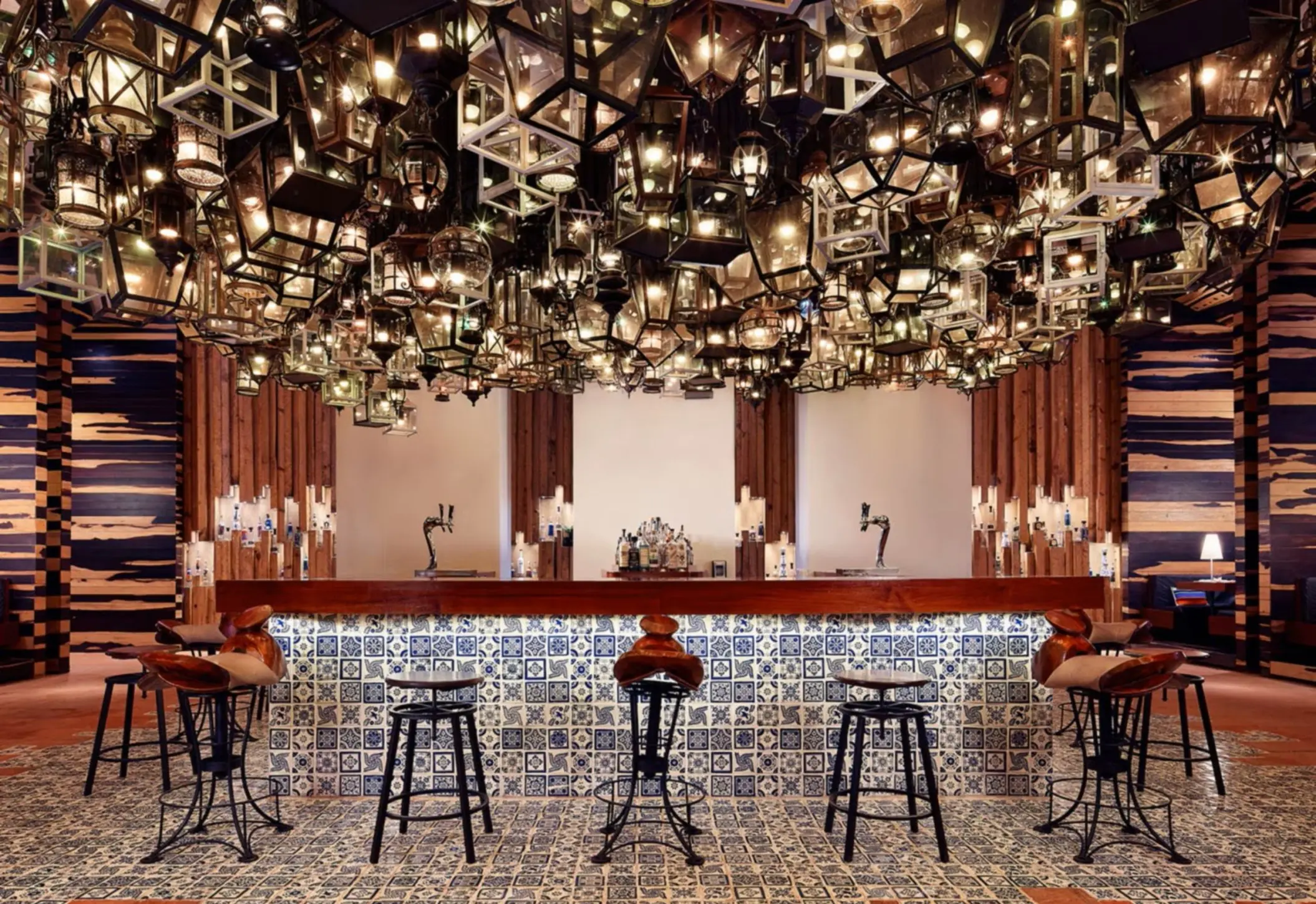 bar at hotel xcaret mexico
