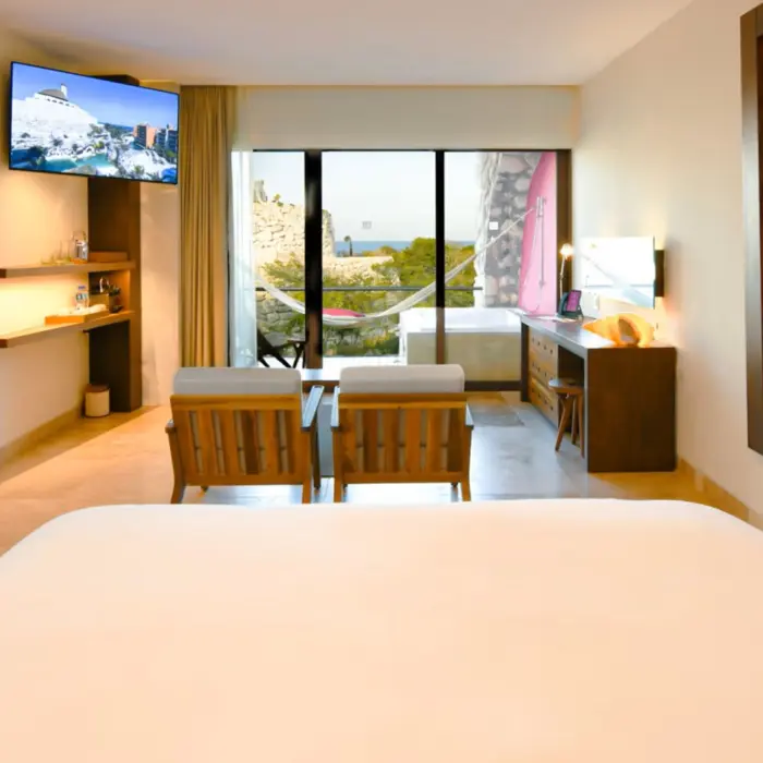 spacious suite at Hotel Xcaret Mexico