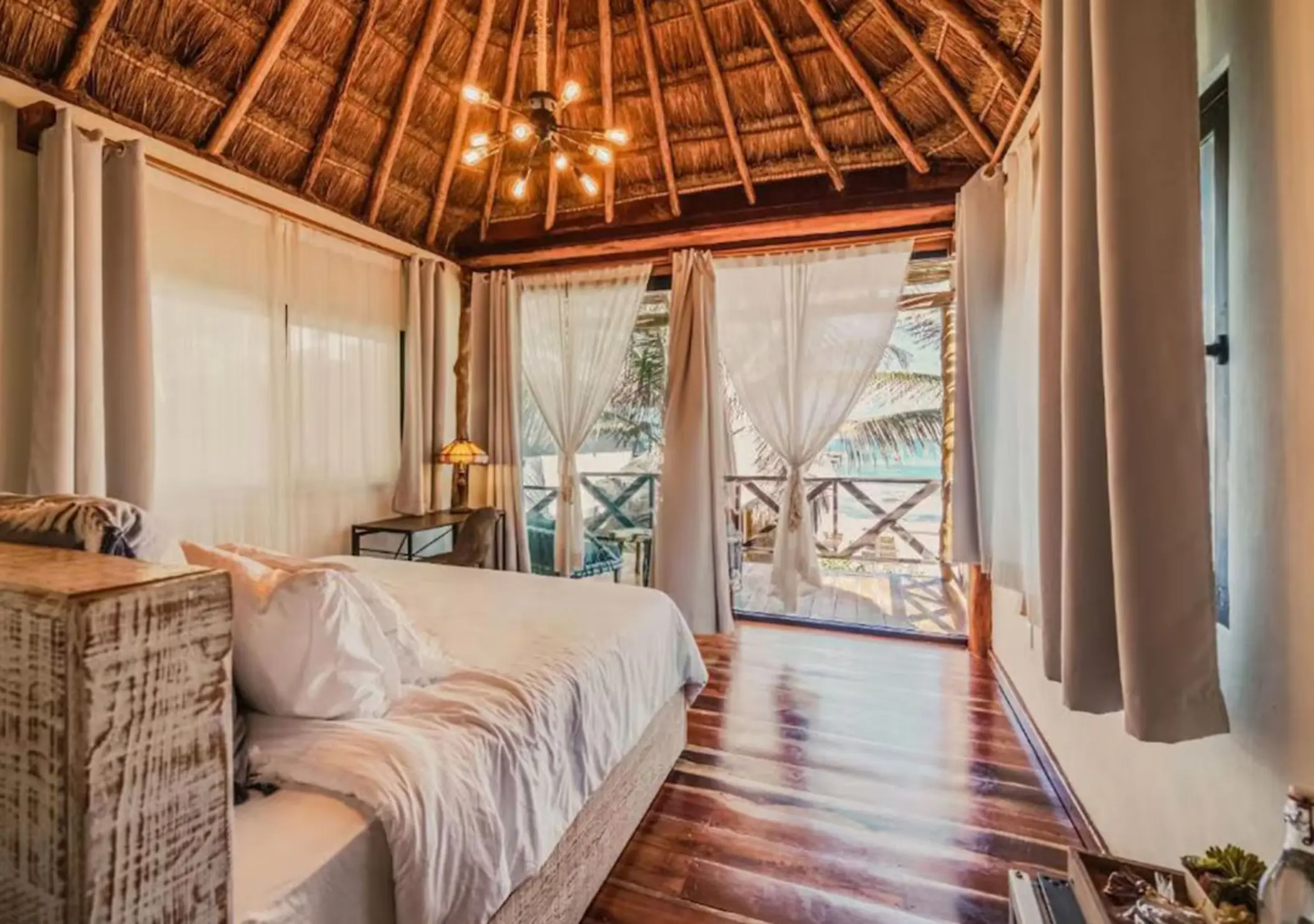 oceanfront suite at Hotelito Azul Tulum