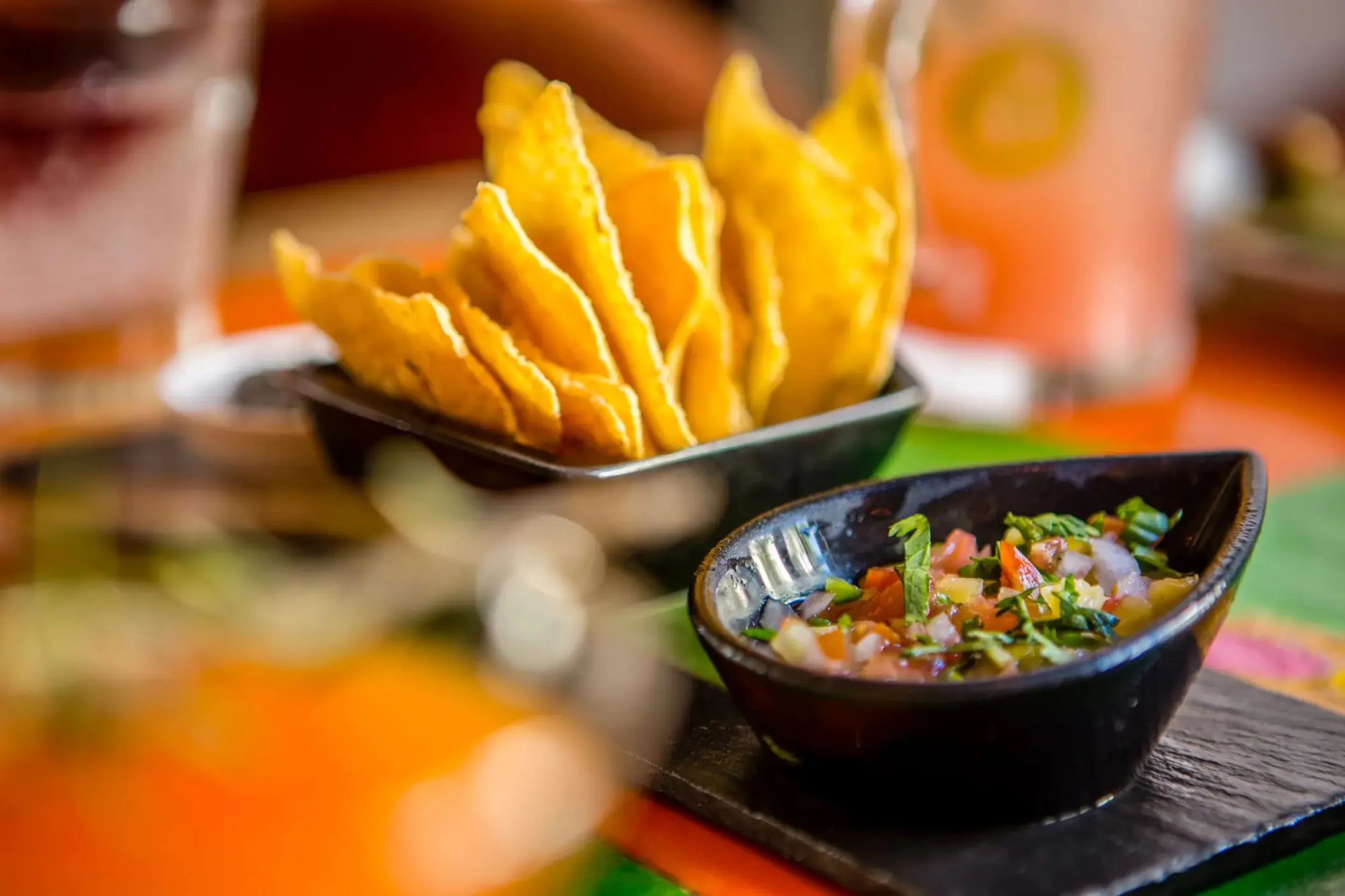 chips and salsa at Hyatt Zilara Riviera Maya