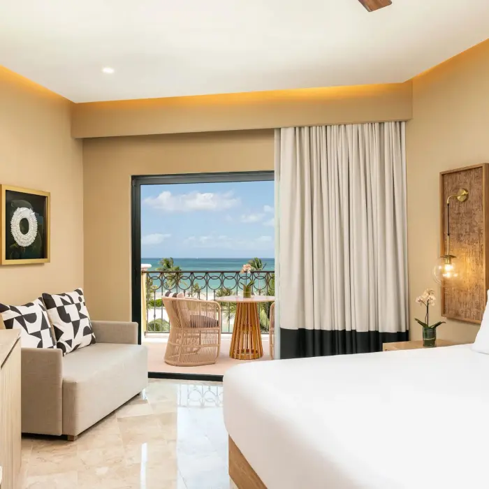 one bedroom master suite with ocean view at Hyatt Zilara Riviera Maya
