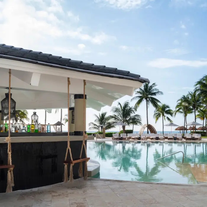 swim up bar at Hyatt Zilara Riviera Maya