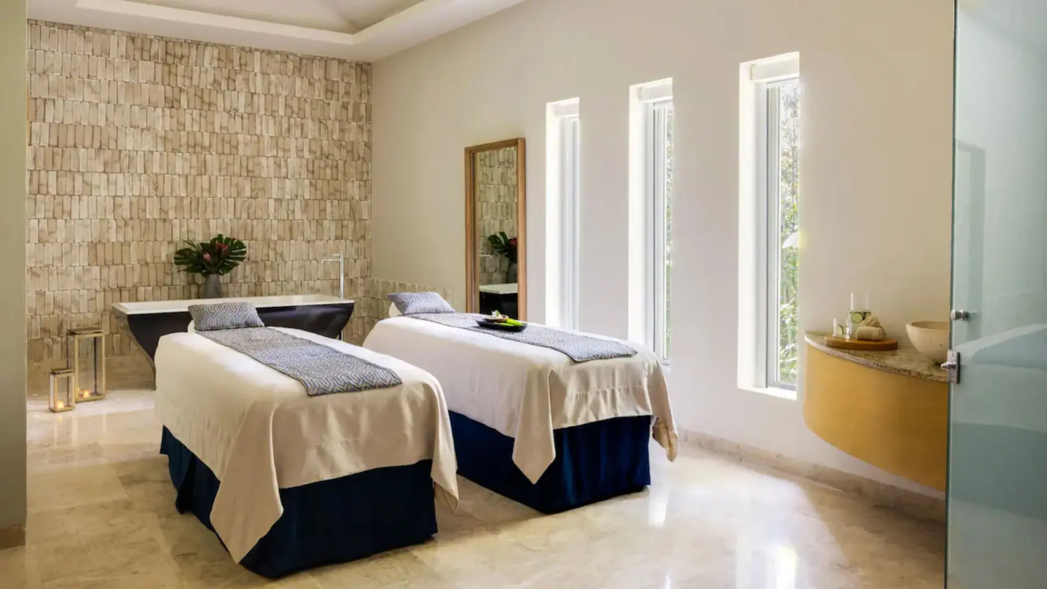 Zen Spa Doubles Cabin Massage Tables at Hyatt Zilara Riviera Maya