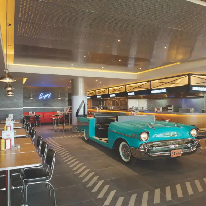 chevy's diner at Hyatt Ziva Cancun