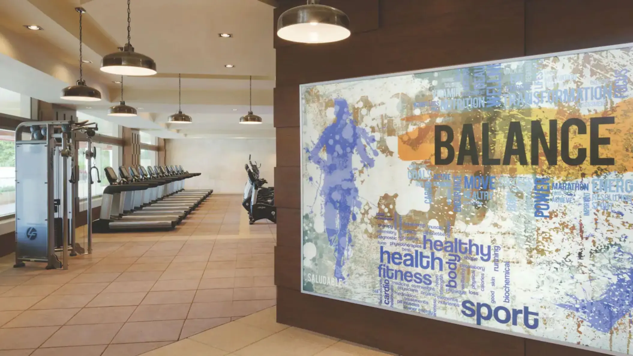 gym at Hyatt Ziva Cancun