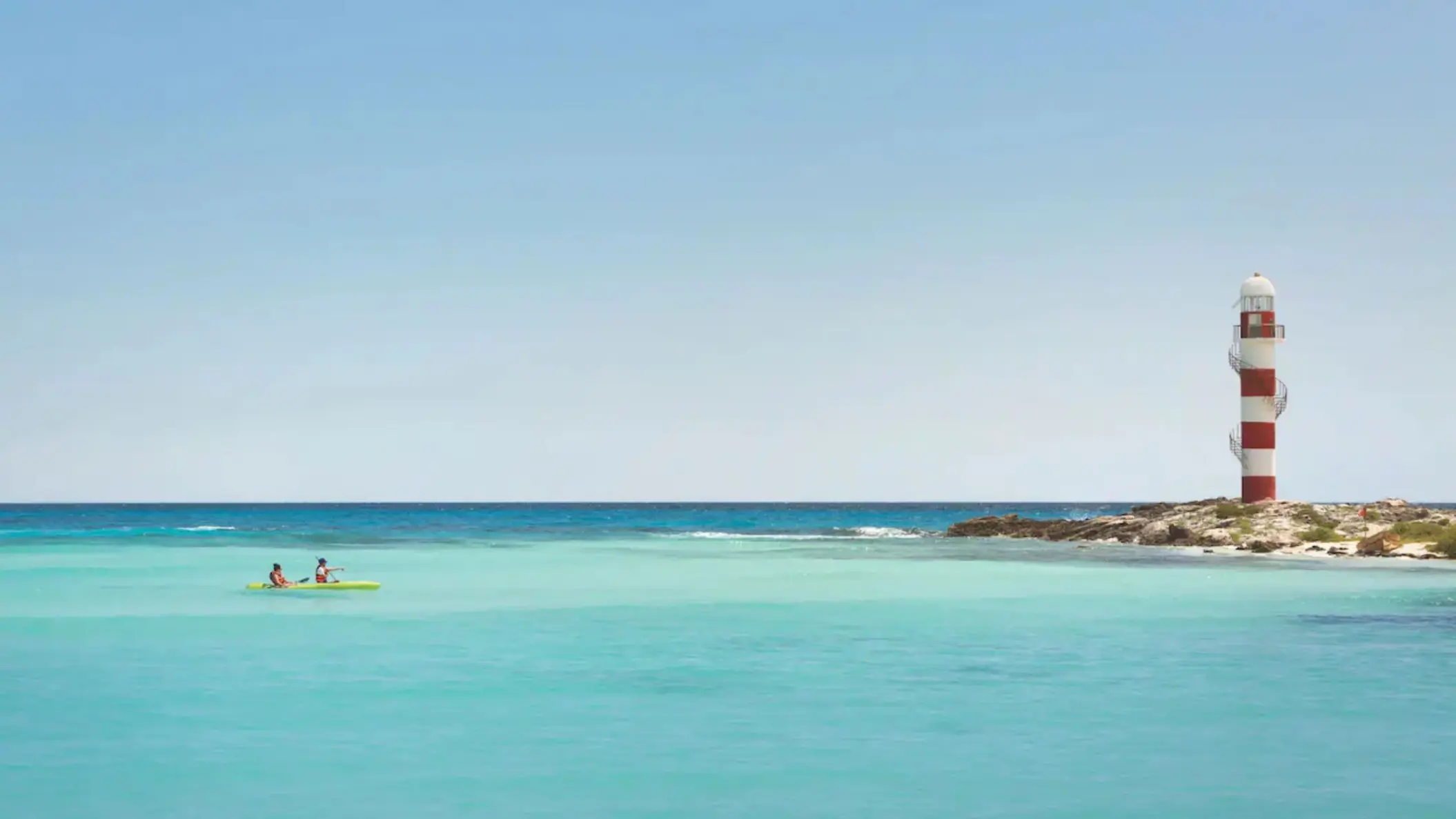 kayaking at Hyatt Ziva Cancun