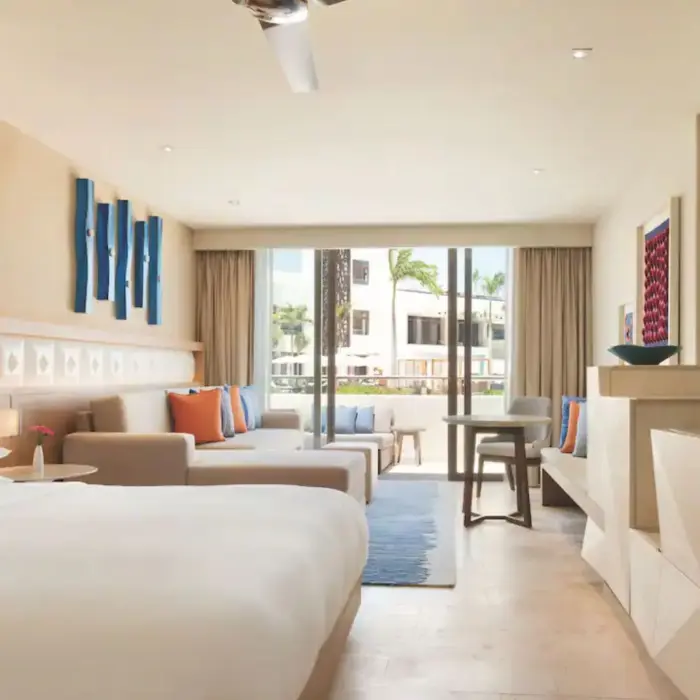 resort view king with sofa bed room at Hyatt Ziva Cancun