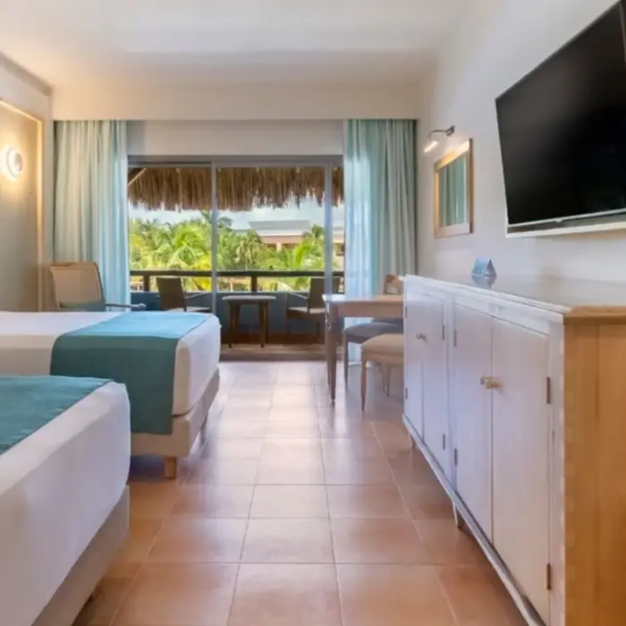 suite with two double beds at Iberostar Selection Paraiso Lindo