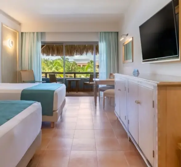 suite with two double beds at Iberostar Selection Paraiso Lindo