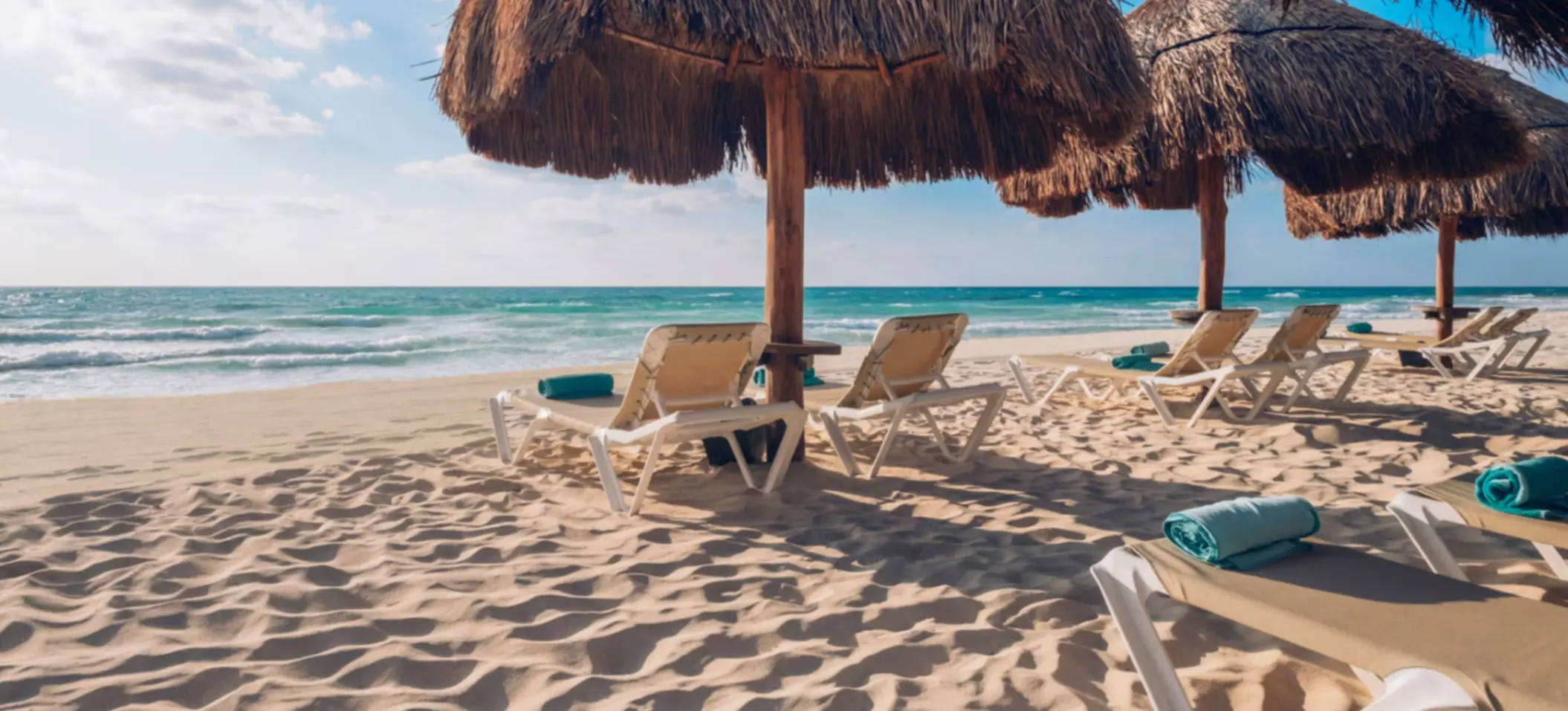 beach with loungers at Iberostar Selection Paraiso Lindo