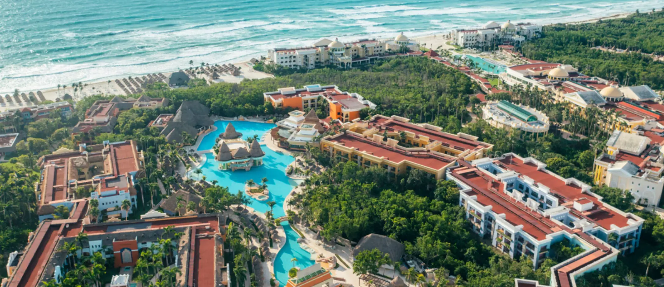 aerial view of Iberostar Selection Paraiso Lindo