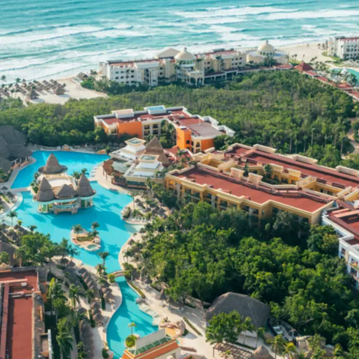 aerial view of Iberostar Selection Paraiso Lindo