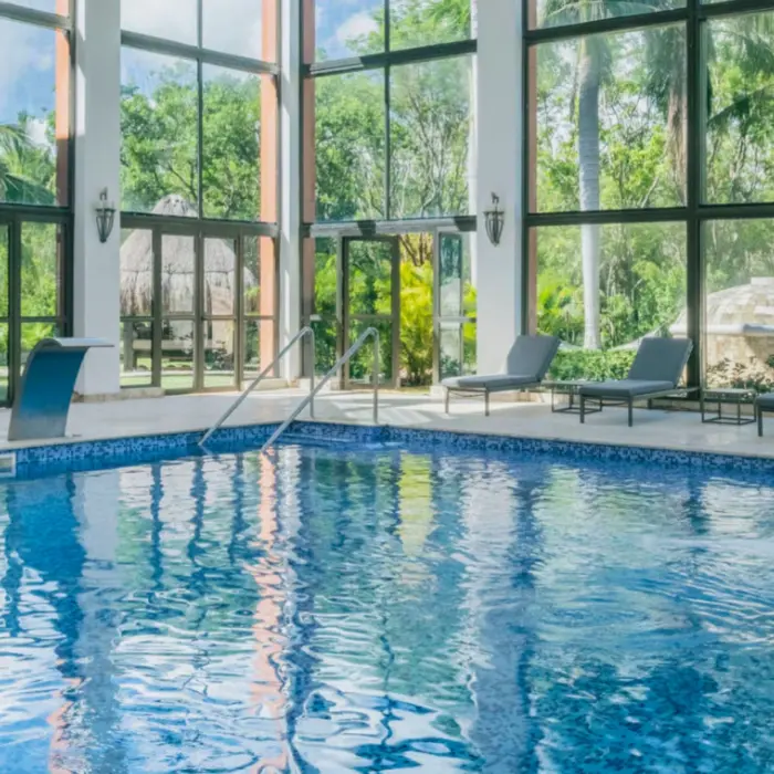 pool at the spa at Iberostar Selection Paraiso Lindo