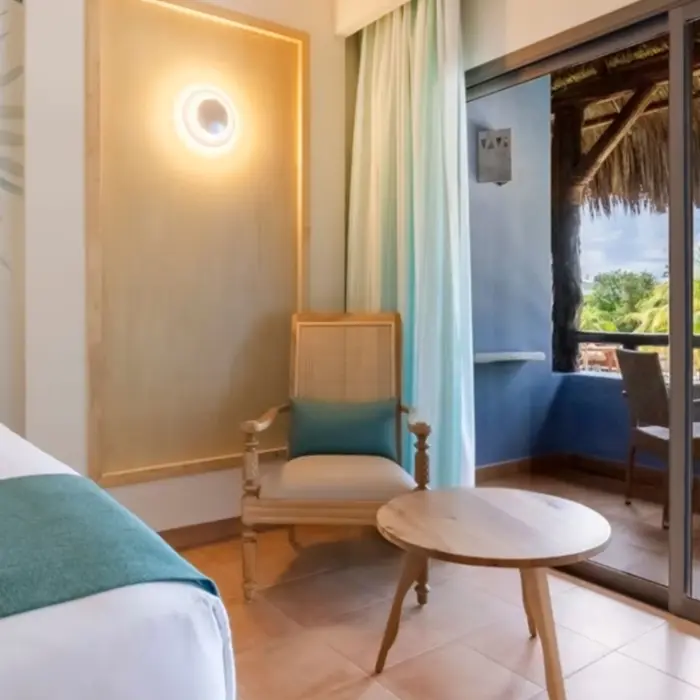 suite with view of the resort gardens at Iberostar Selection Paraiso Lindo