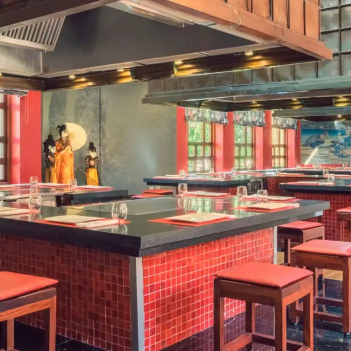 teppanyaki restaurant at Iberostar Selection Paraiso Maya Suites