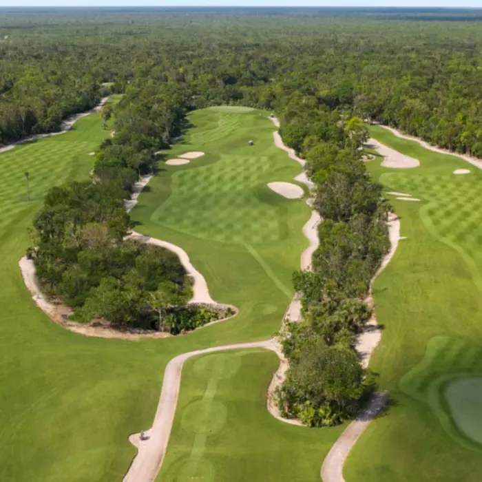 golf course at Iberostar Selection Paraiso Maya Suites