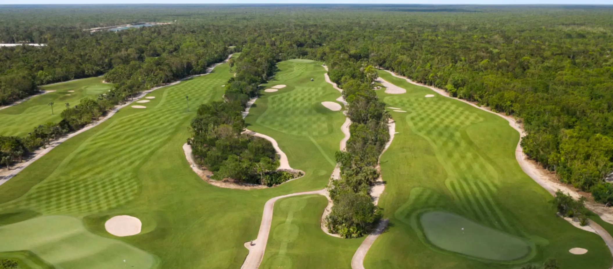 golf course at Iberostar Selection Paraiso Maya Suites