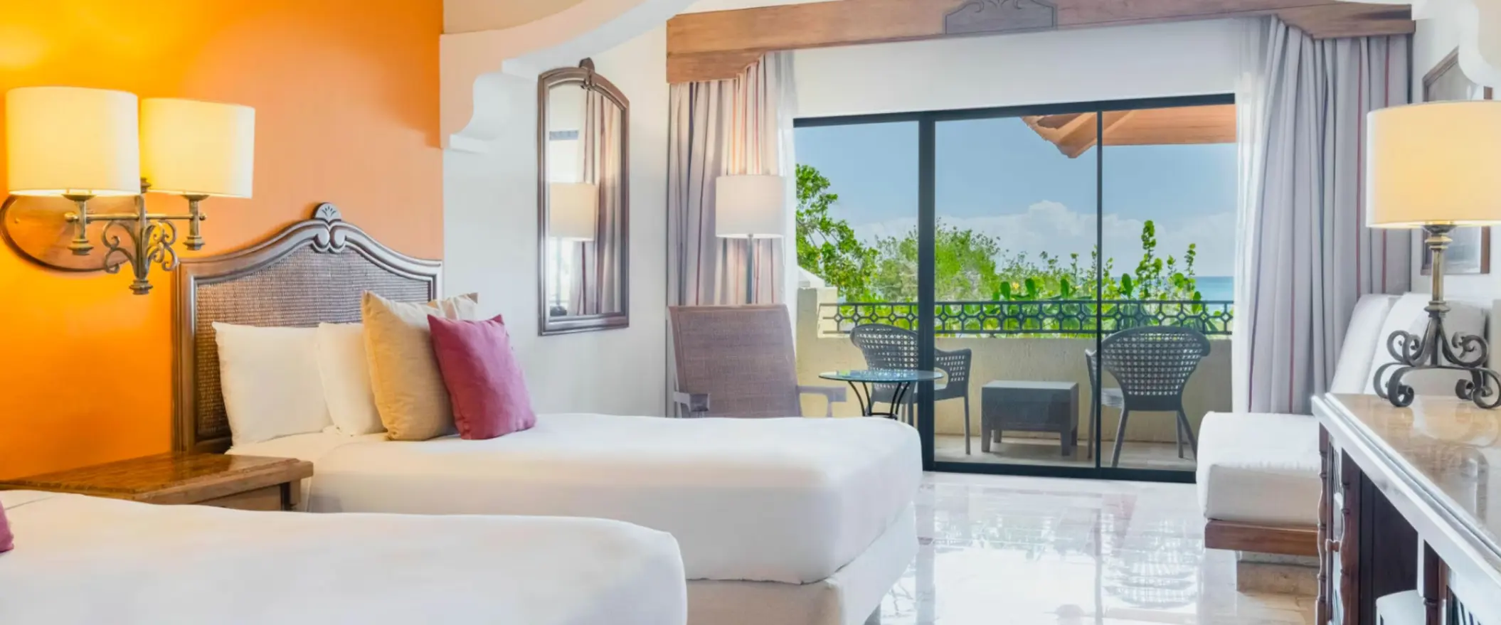 suite with two beds at Iberostar Waves Paraiso Beach