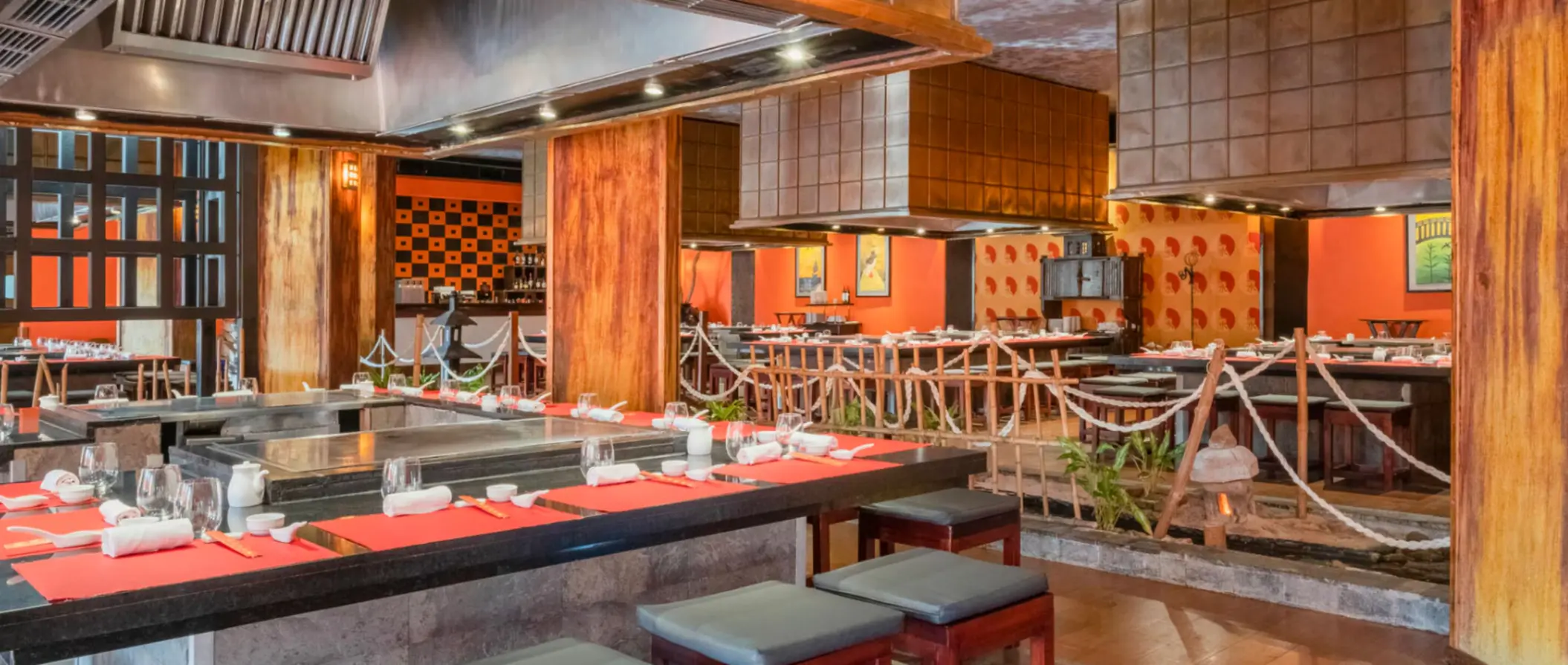 teppanyaki restaurant at Iberostar Waves Paraiso Beach