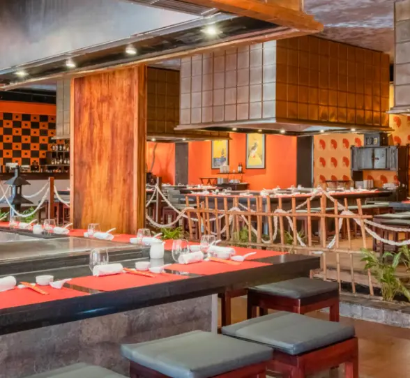 teppanyaki restaurant at Iberostar Waves Paraiso Beach