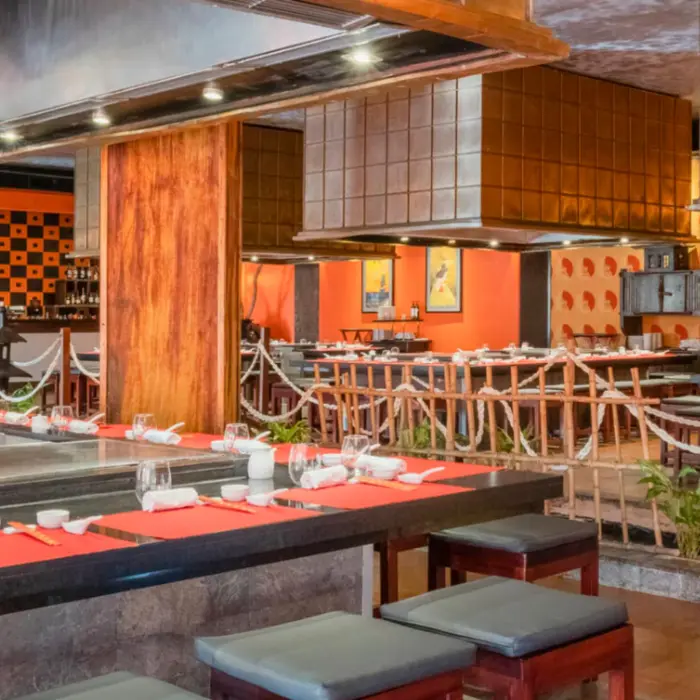teppanyaki restaurant at Iberostar Waves Paraiso Beach
