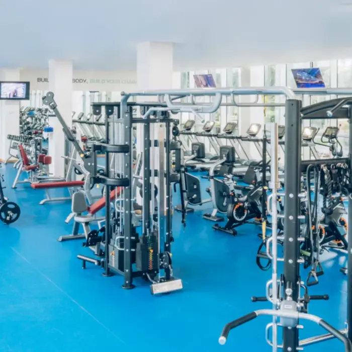 fitness center at Iberostar Waves Paraiso Beach