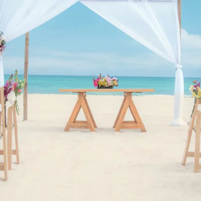 wedding on the beach at Iberostar Waves Paraiso Beach